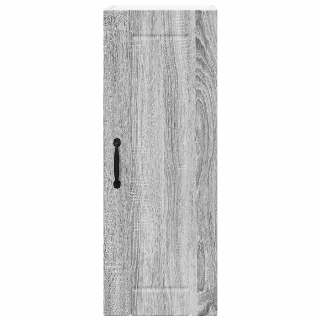 Kitchen Wall Cabinet 2 pcs Grey Sonoma 30 x 31 x 80 cm