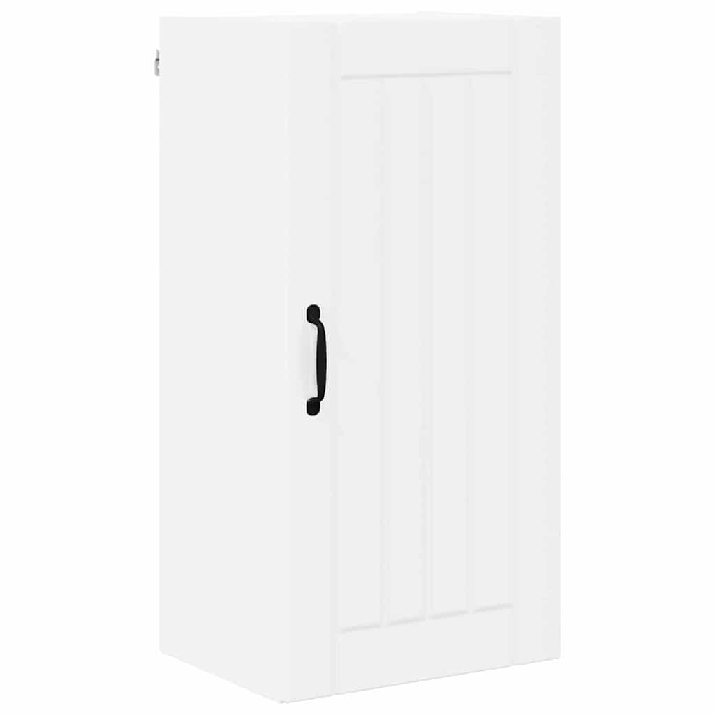 Kitchen Wall Cabinet with Door High Gloss White 40 x 31 x 80 cm