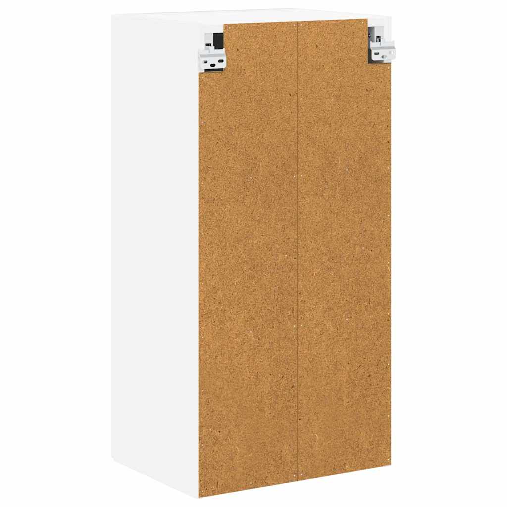 Kitchen Wall Cabinet with Door High Gloss White 40 x 31 x 80 cm