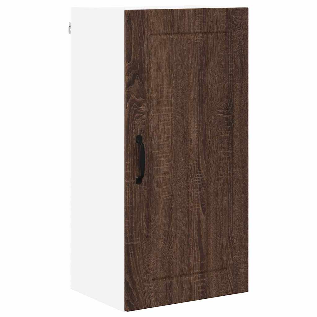 Kitchen Wall Cabinet Brown Oak 40 x 31 x 80 cm Engineered Wood