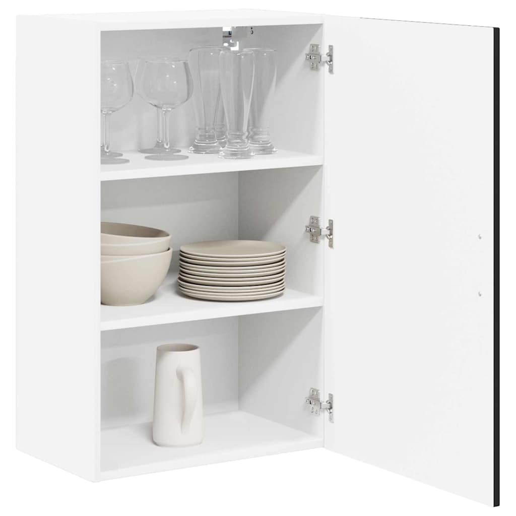 Kitchen Wall Cabinet Black 50 x 31 x 80 cm Engineered Wood