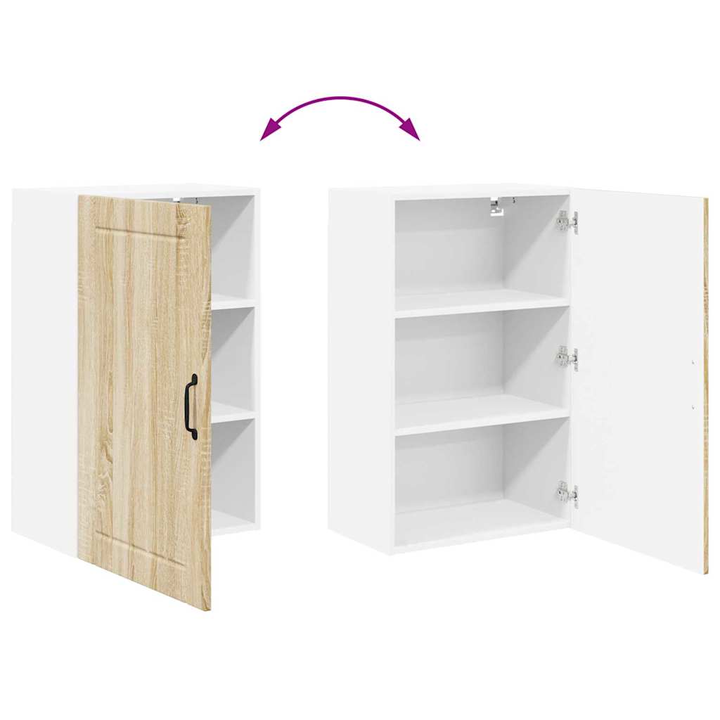 Kitchen Wall Cabinet Sonoma Oak 50 x 31 x 80 cm Engineered Wood