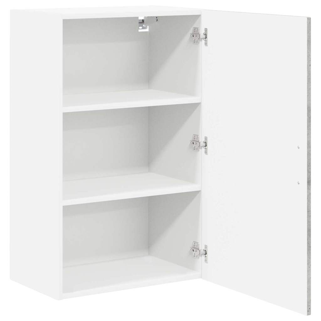Kitchen Wall Cabinet with Shelf Concrete Grey 50 x 31 x 80 cm