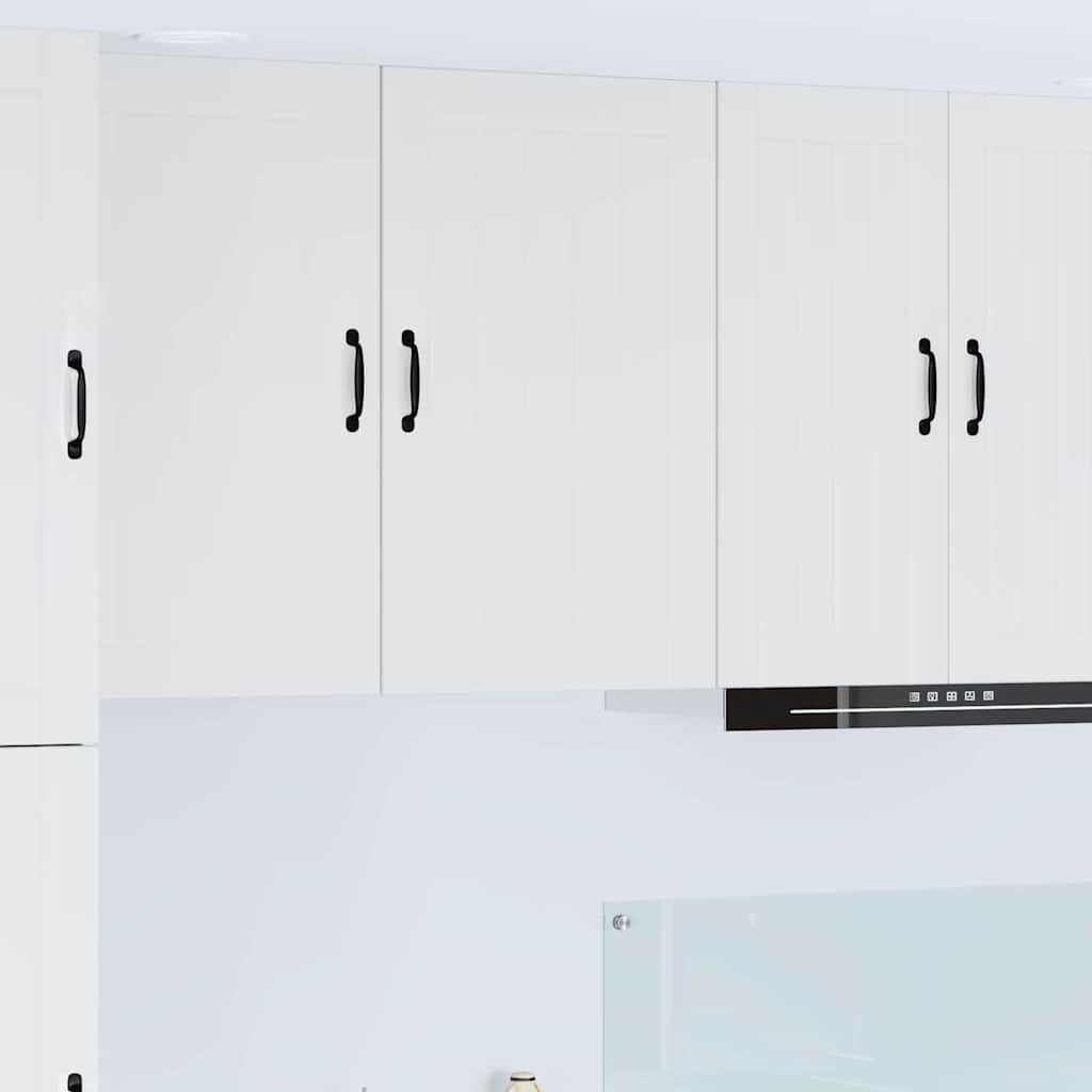 Kitchen Wall Cabinet with Door High Gloss White 50 x 31 x 80 cm