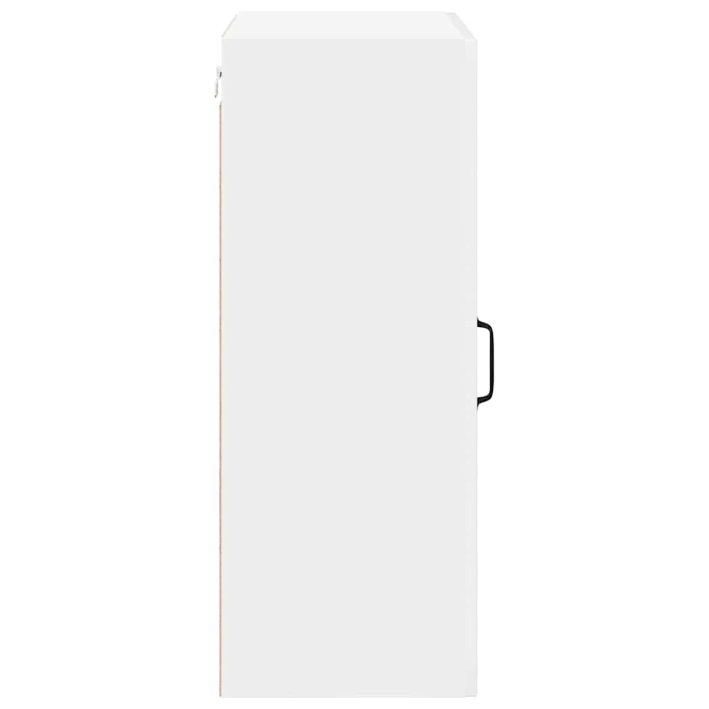 Kitchen Wall Cabinet with Door High Gloss White 50 x 31 x 80 cm