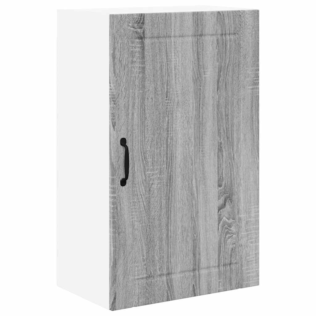 Kitchen Wall Cabinet with Shelf Grey Sonoma 50 x 31 x 80 cm