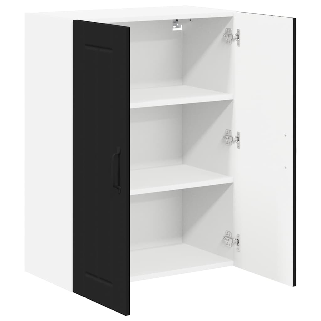 Kitchen Wall Cabinet Black 60 x 31 x 80 cm Engineered Wood