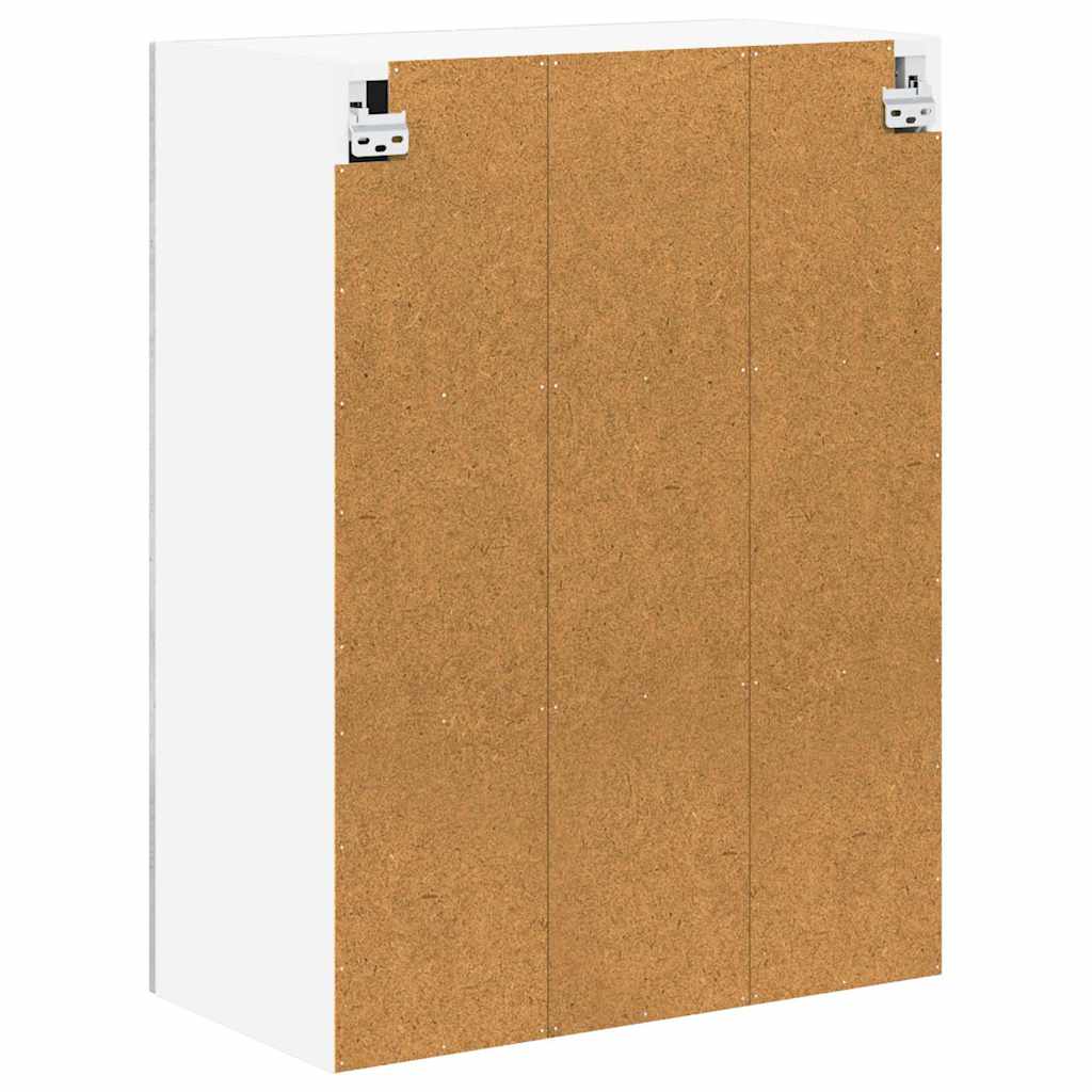 Kitchen Wall Cabinet with Shelf Concrete Grey 60 x 31 x 80 cm