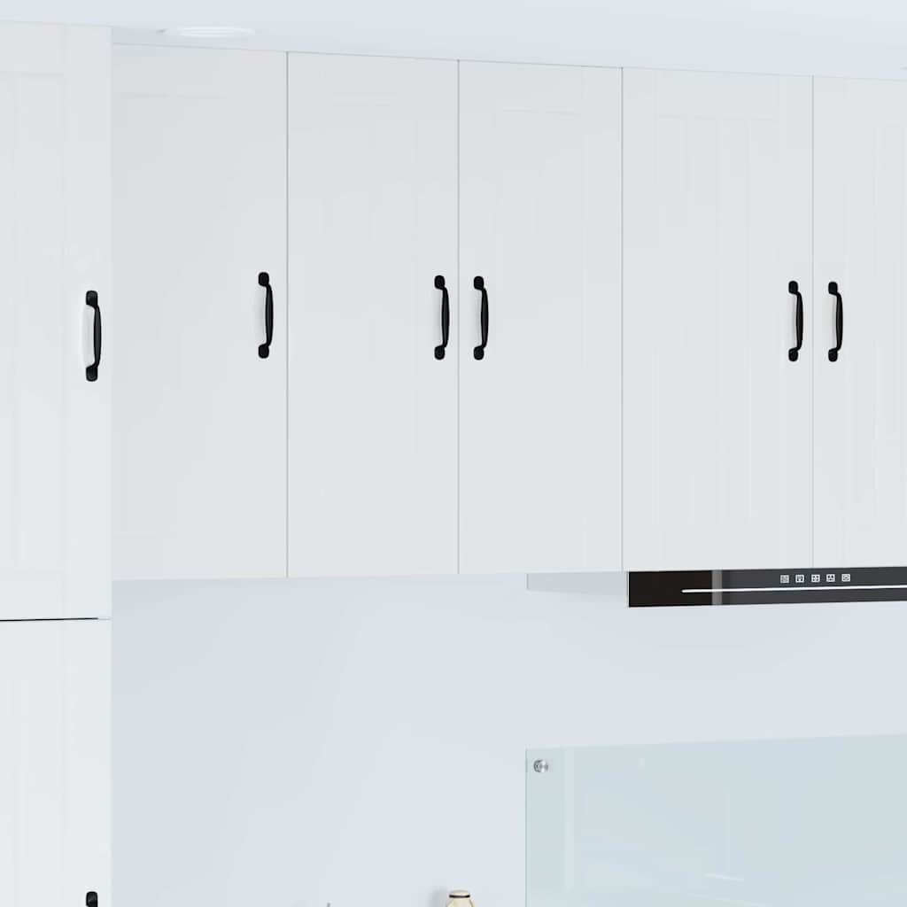 Kitchen Wall Cabinet with Door High Gloss White 60 x 31 x 80 cm