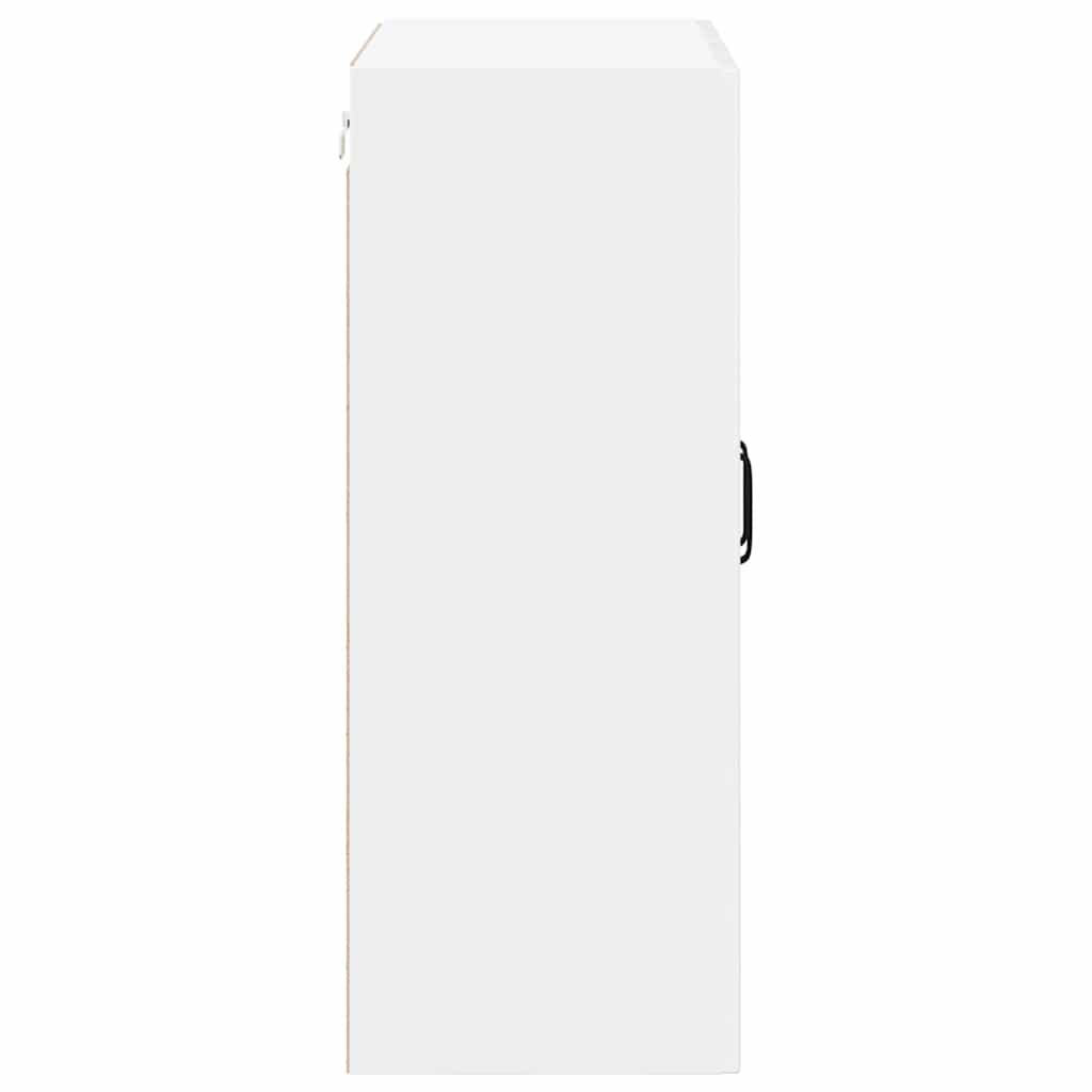 Kitchen Wall Cabinet with Door High Gloss White 60 x 31 x 80 cm