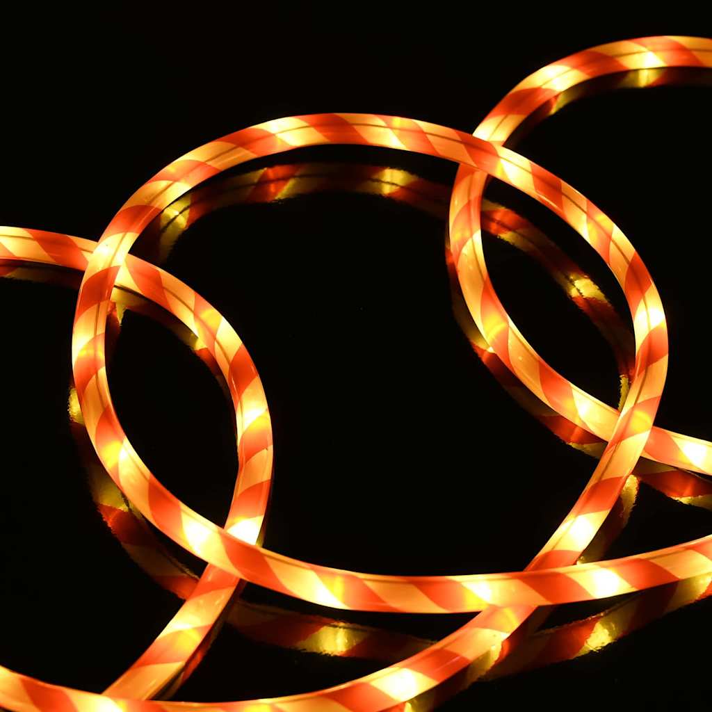 Rope Light With 240 Leds Warm White Pvc