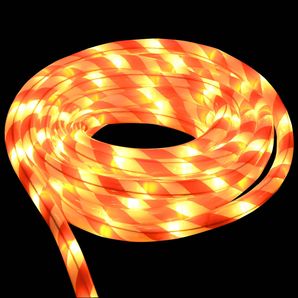 Rope Light With 240 Leds Warm White Pvc