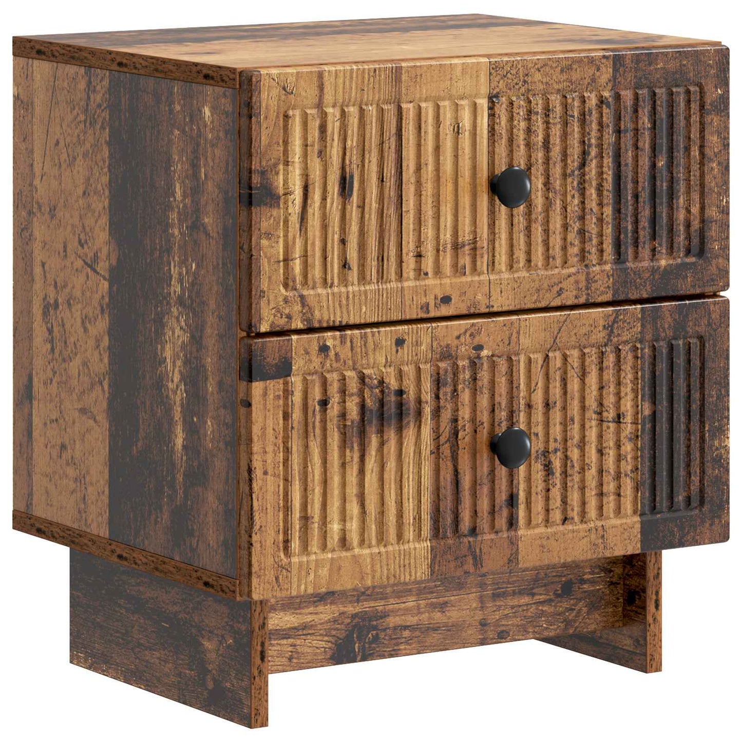 vidaXL Bedside Cabinet Old Wood 43 x 34.5 x 47.5 cm Engineered Wood