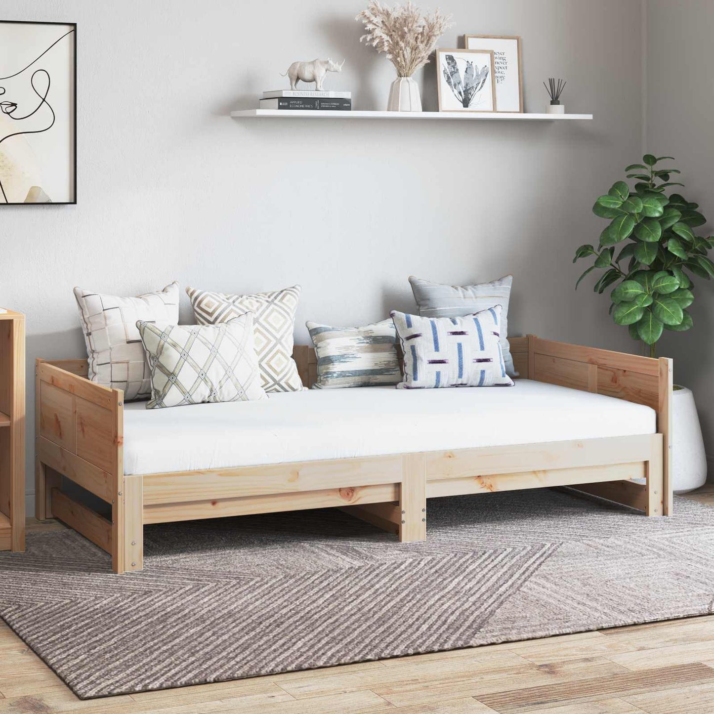 Pull-Out Day Bed Without Mattress 2X(80X200) Cm