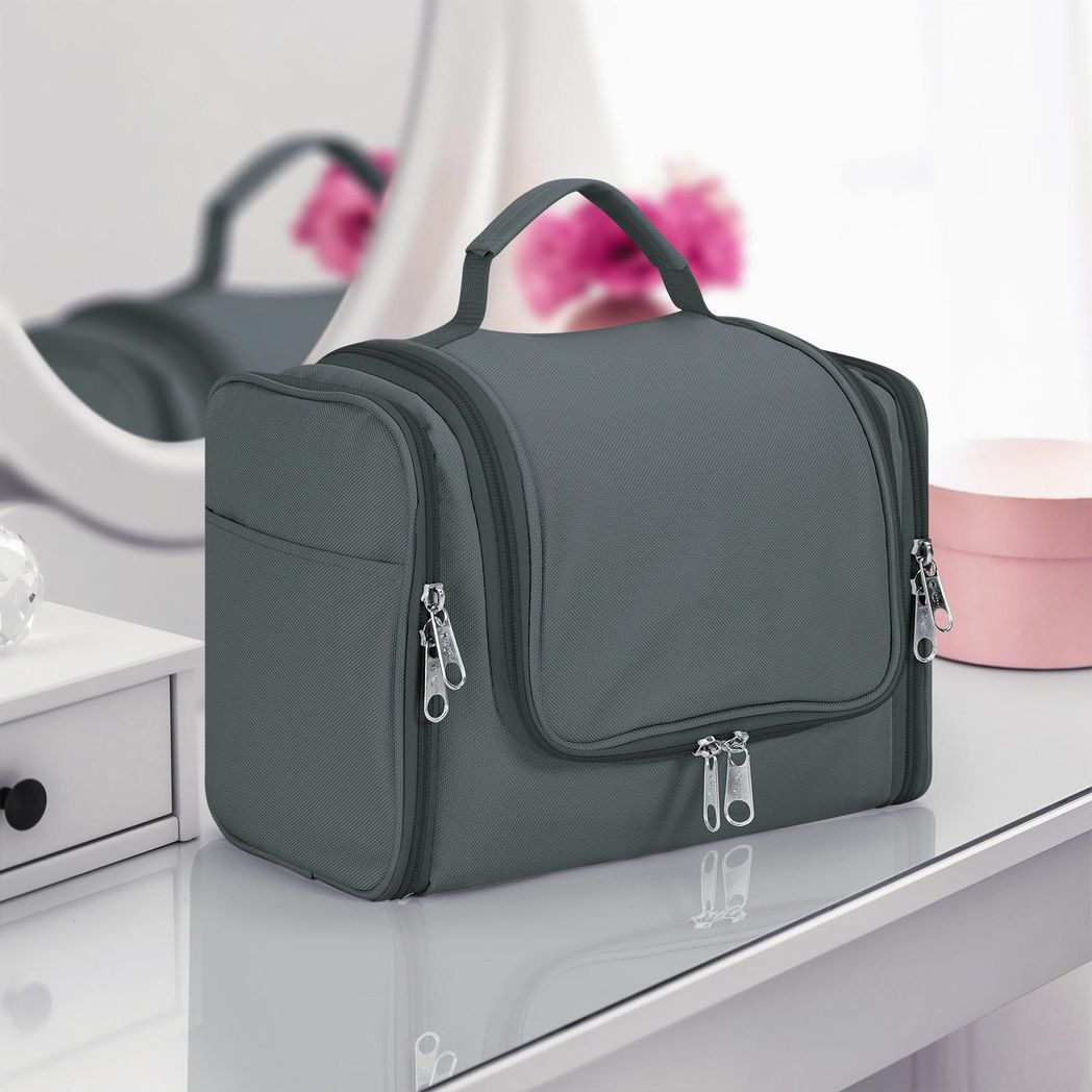 VINSANI TOILETRY BAG D.GREY 1010183