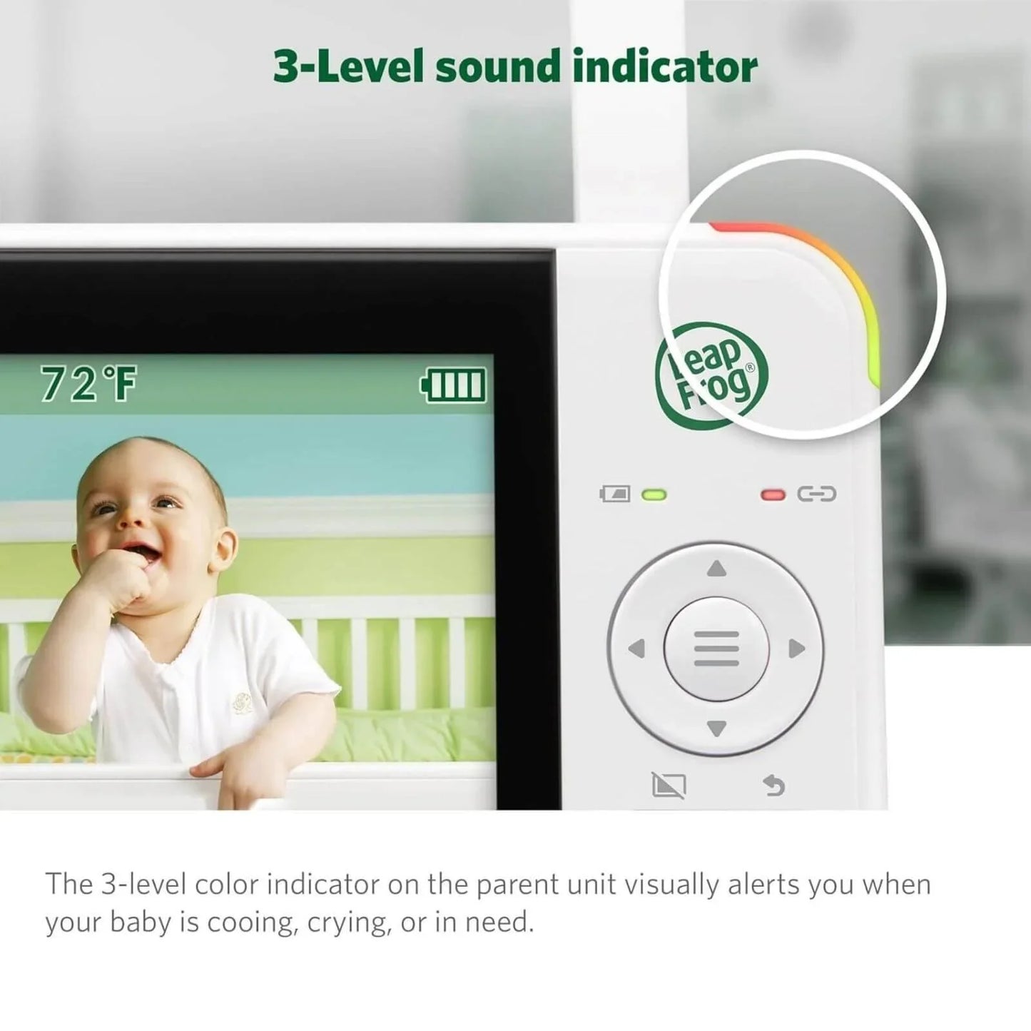 LeapFrog 5" Night Light Video Monitor