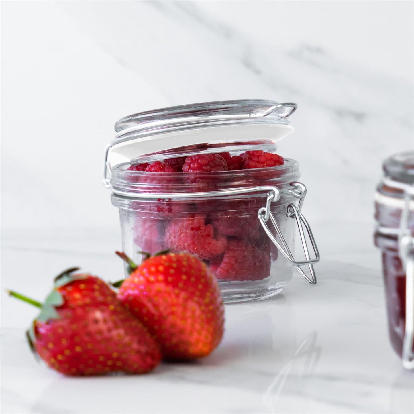 Large Glass Storage Jar Seals - Pack of Six