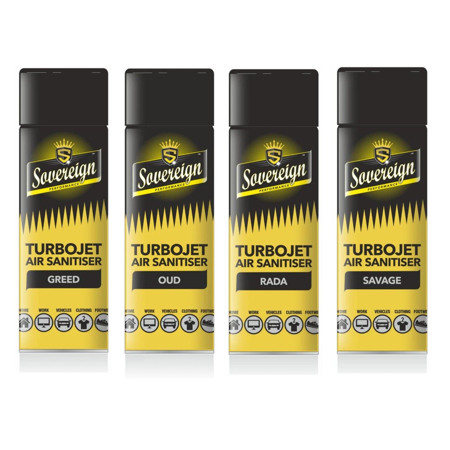 Designer 4 Pack Air Freshener