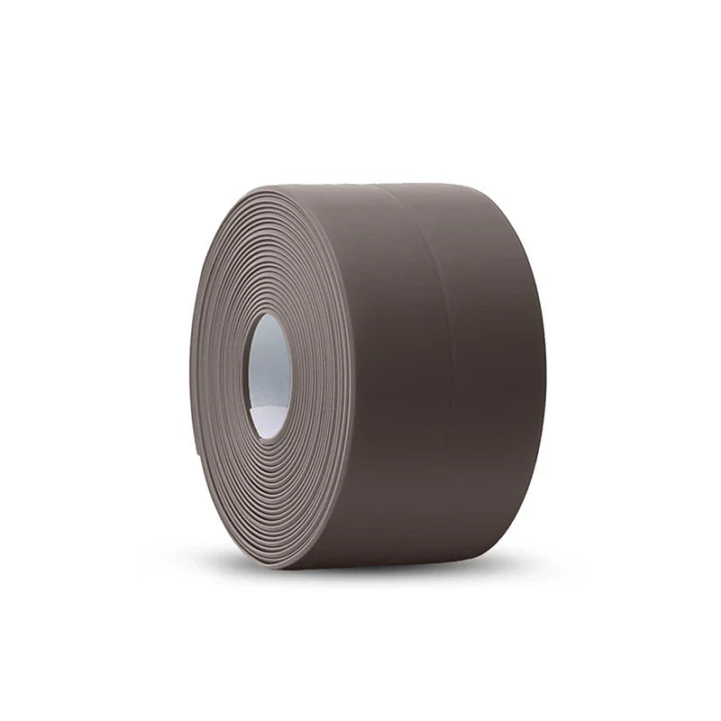 3.2M Self-adhesive Sealing Tape PVC Oil-Proof Kitchen Sink Edge Caulk Tape Waterproof Bathroom Toilet Corner Wall Sticker