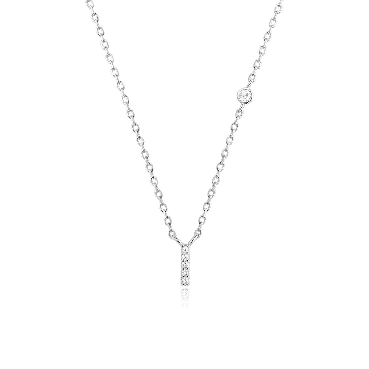 Fashion Jewelry Luxury Gold Color A-Z 26 Letters Necklace CZ Pendant For Women Cute Initials Name Necklace Fashion Party Wedding Jewelry Gift