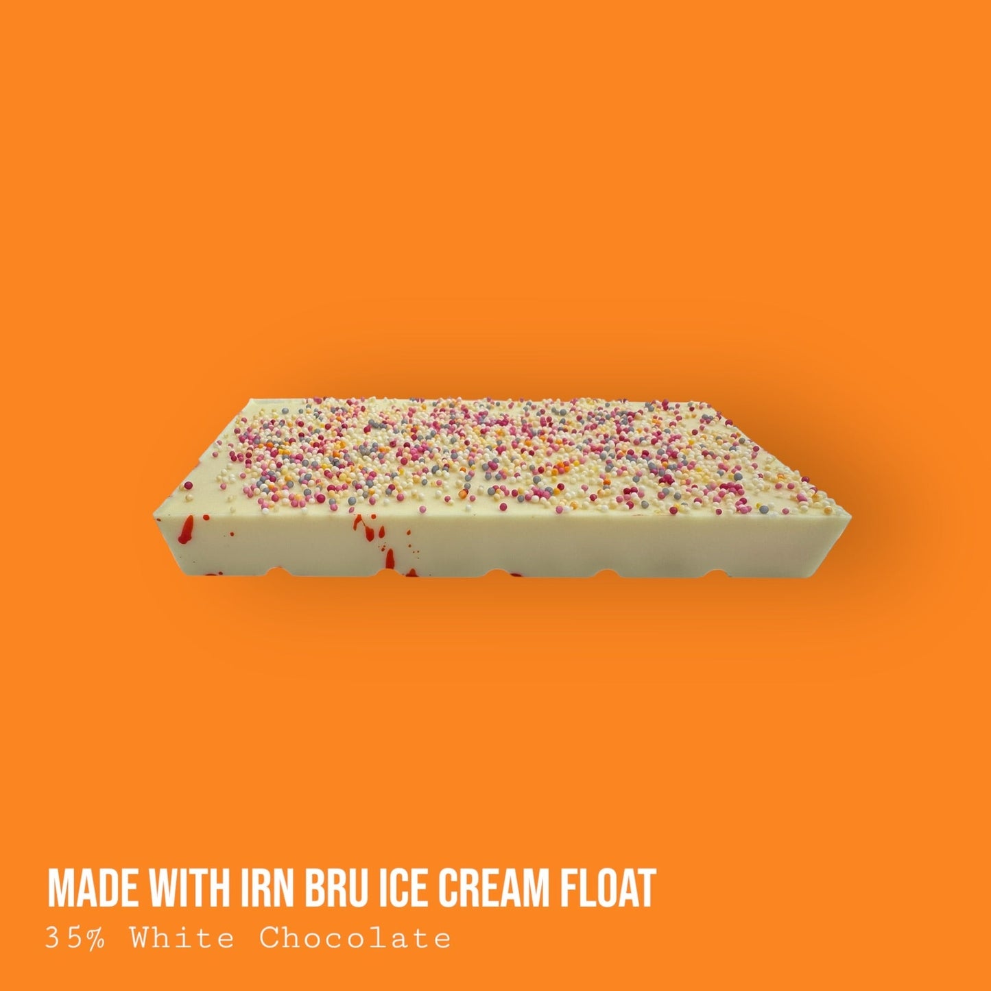 "Made with Irn Bru" Ice Cream Vanilla Float Dessert Bar 235g