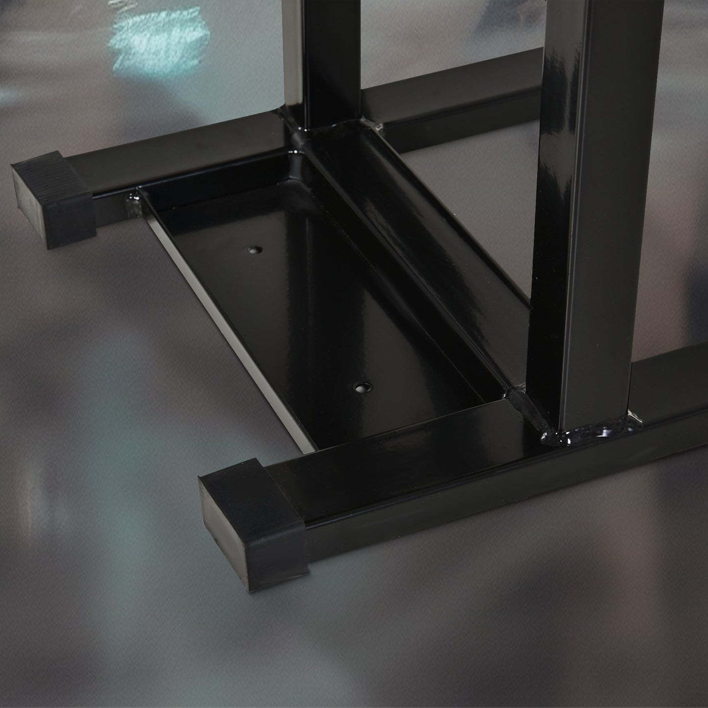 DURHAND Steel Motorbike Jack Lift Rubber Platform Crank Lift Manual Repair Table