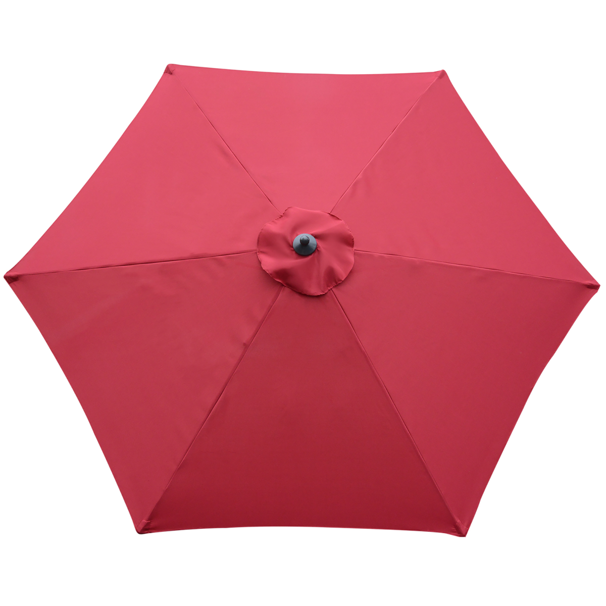 Outsunny Umbrella Parasol ?2.8x2.4 m, Steel, Polyester-Wine Red