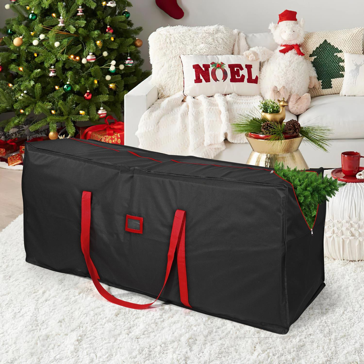 VINSANI BLACK XMAS TREE STORAGE BAG 1010451