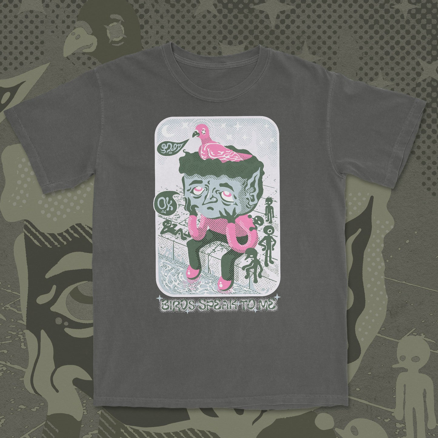 birds speak to me - t-shirt