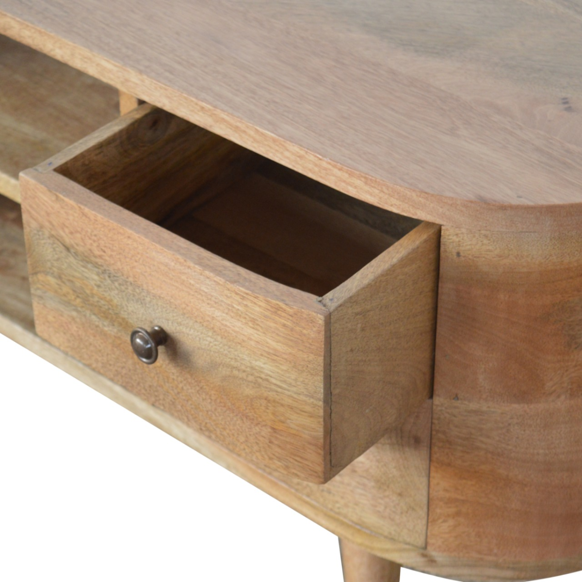 Artisan Furniture Solid Wood Rounded Entertainment Unit