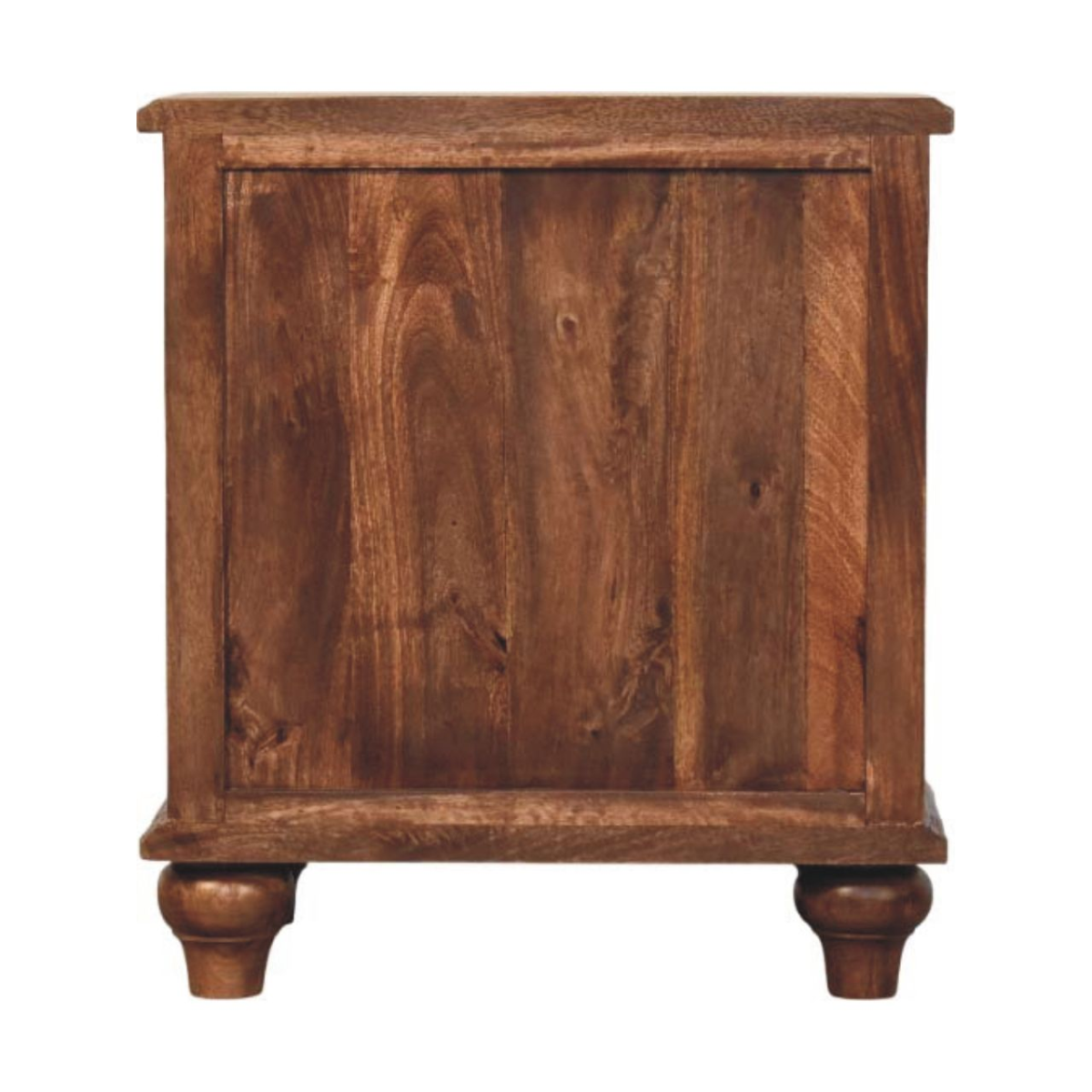 Artisan Furniture Solid Wood Valencia Bedside, 3 Drawers, Brown