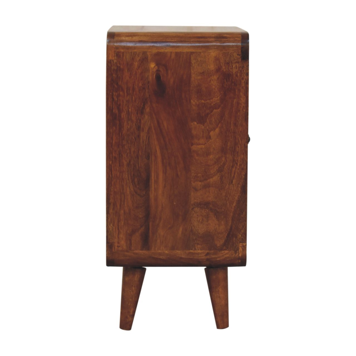 Artisan Furniture Solid Wood Mini Classic Chestnut Cabinet, 2 Doors, Brown