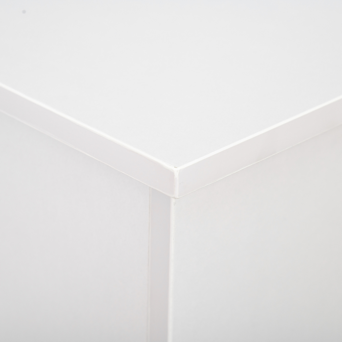 Storage Box Chest  Lid Keepsake Spacious Collection Chipboard -White
