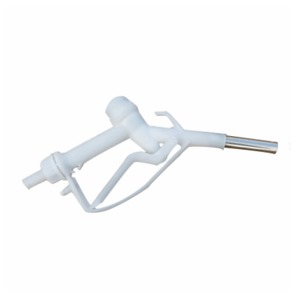 Fuel Gun White 3/4" Barb Inlet - Metal Outlet