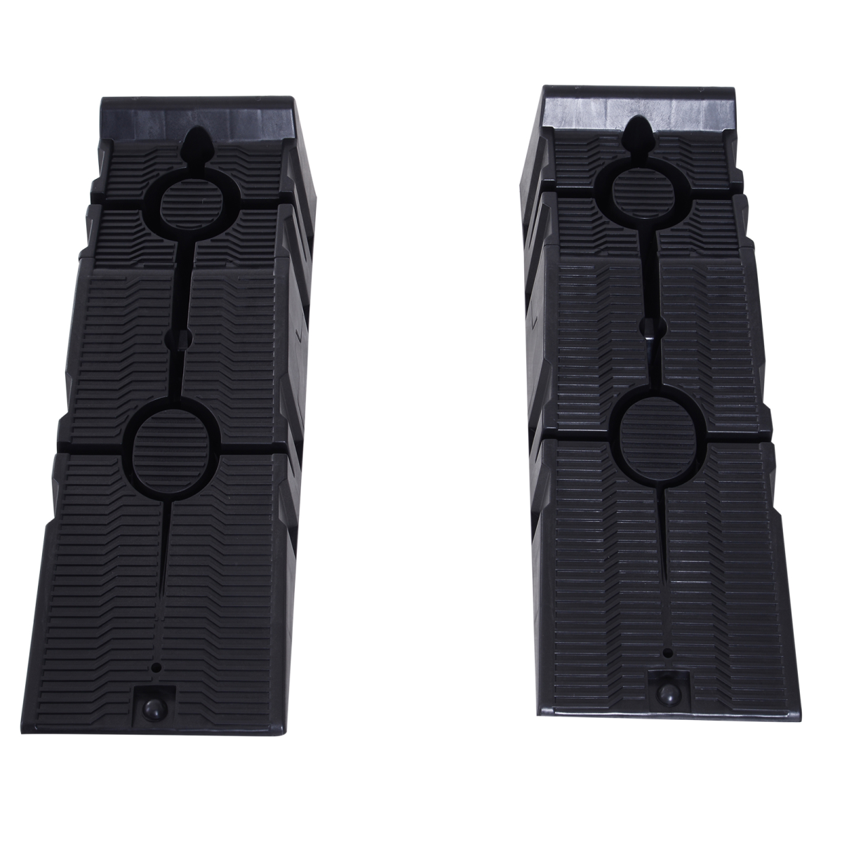 Heavy Duty 2.5 Ton Plastic Car Lifting Ramps Automotive Vehicle Garage Durhand