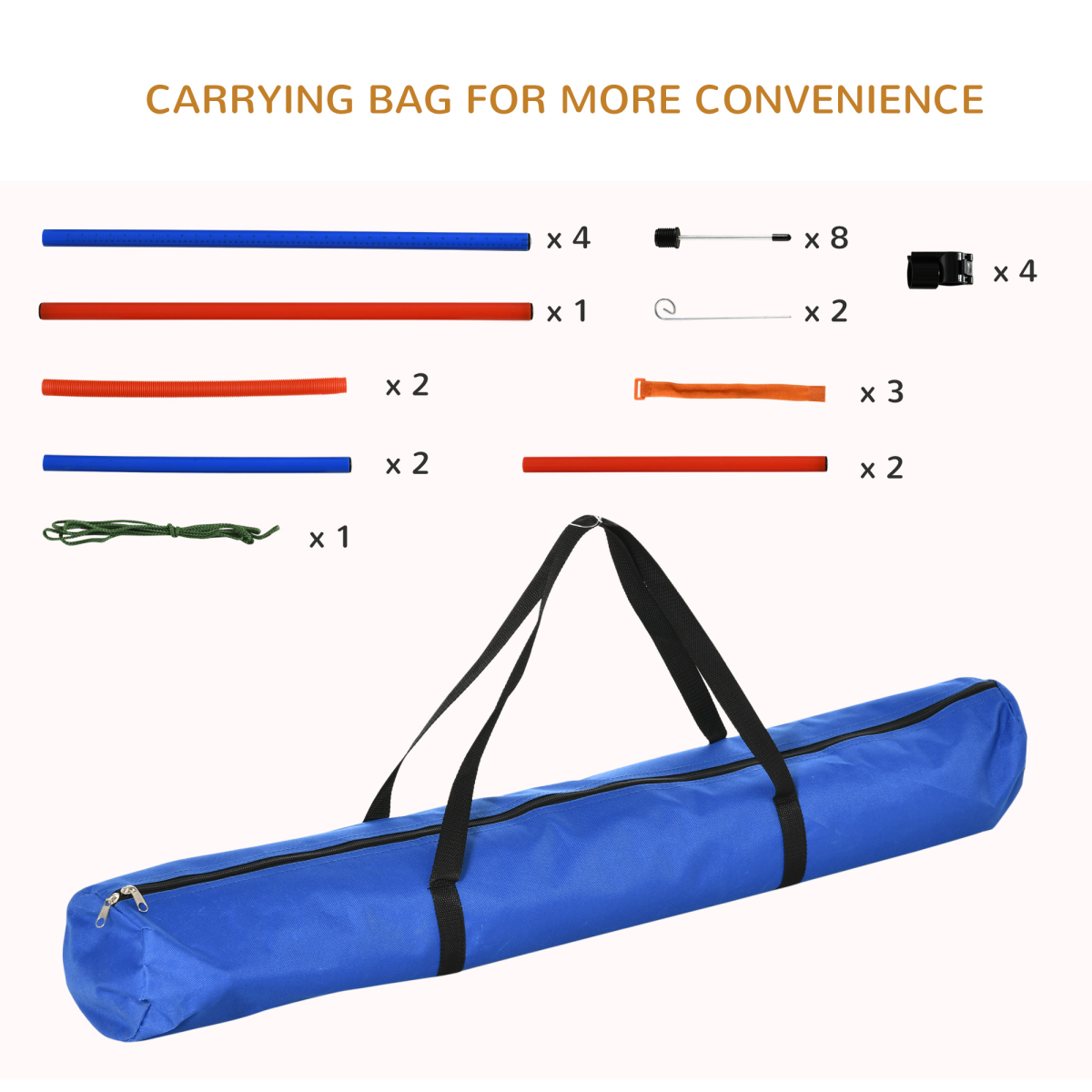Pet Agility Set Training Play Kit Dog Jump Hoop Poles Tunnel Obedience Equipment