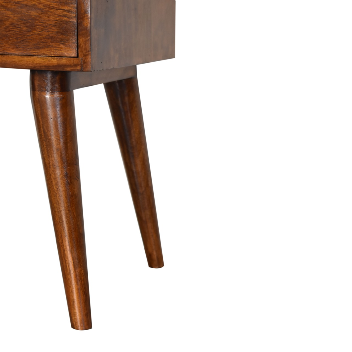 Artisan Furniture Solid Wood Modern Chestnut Solid Wood Bedside