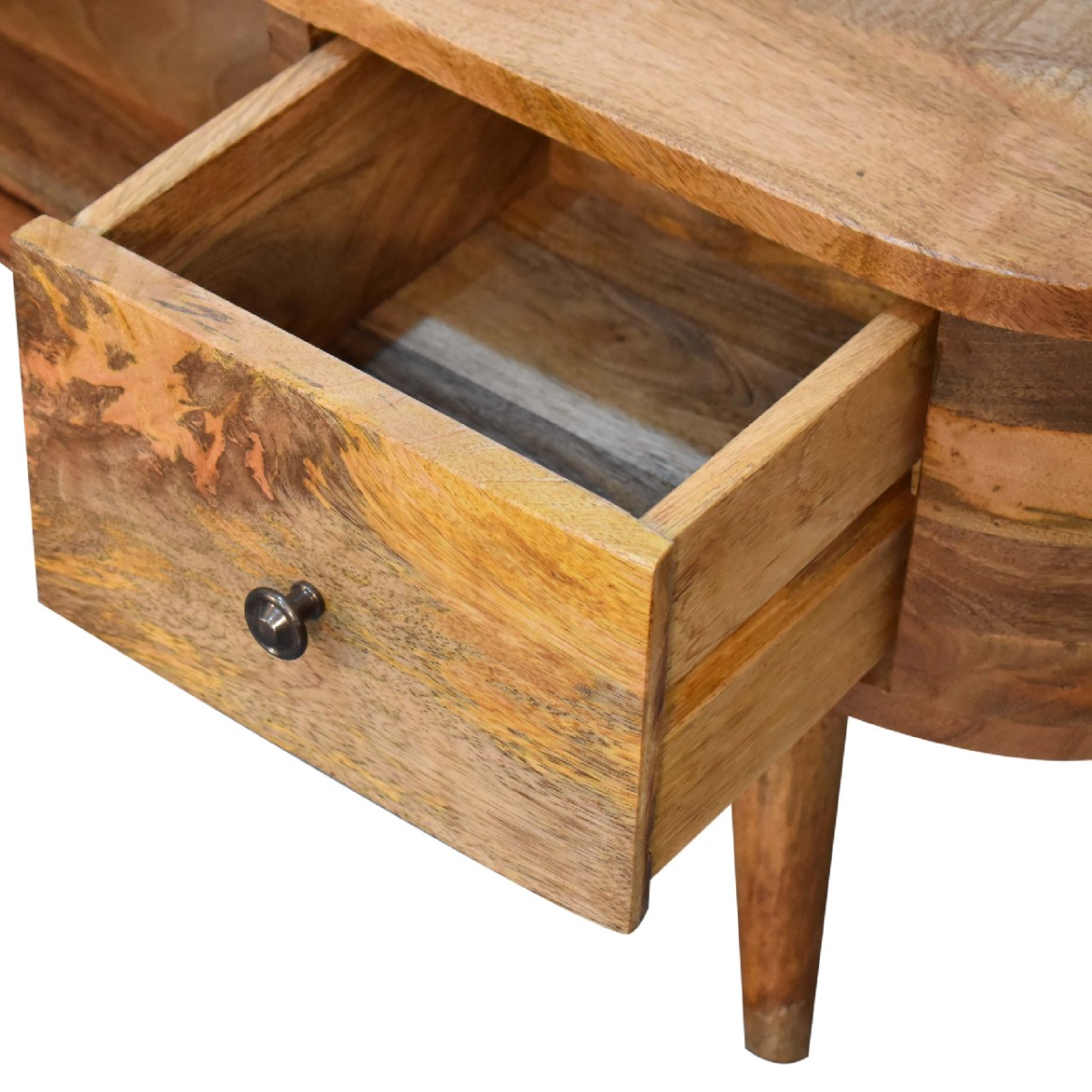 Artisan Furniture Solid Wood Mini Rounded Entertainment Unit