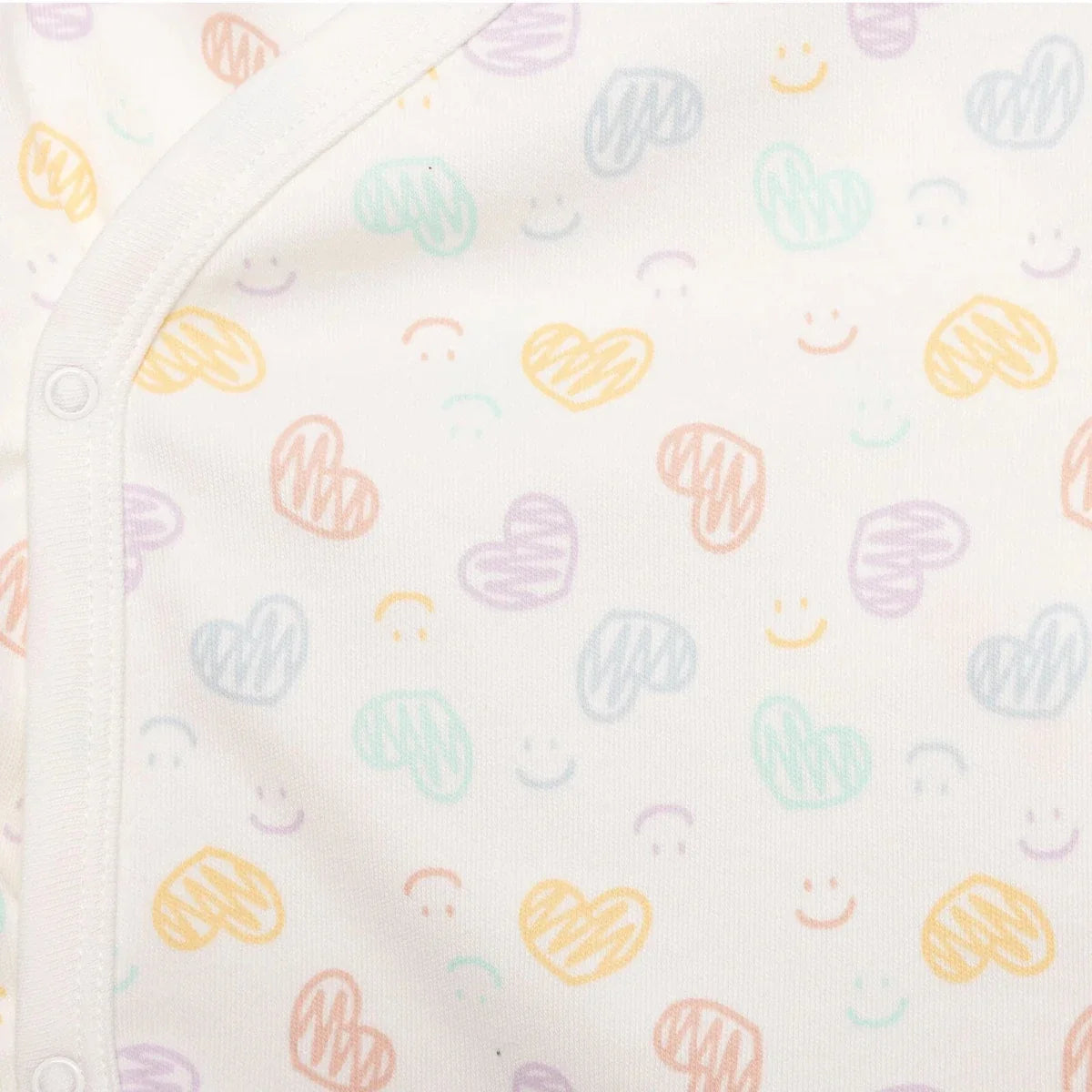 HelloBaby Girl Wrapover Top-Hat-Footed Bottom - Ecru