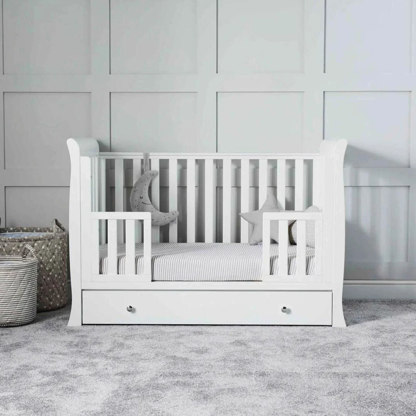 Ickle Bubba Snowdon 4-in-1 Mini Furniture Set Premium Pocket Sprung Mattress 2 pcs - White