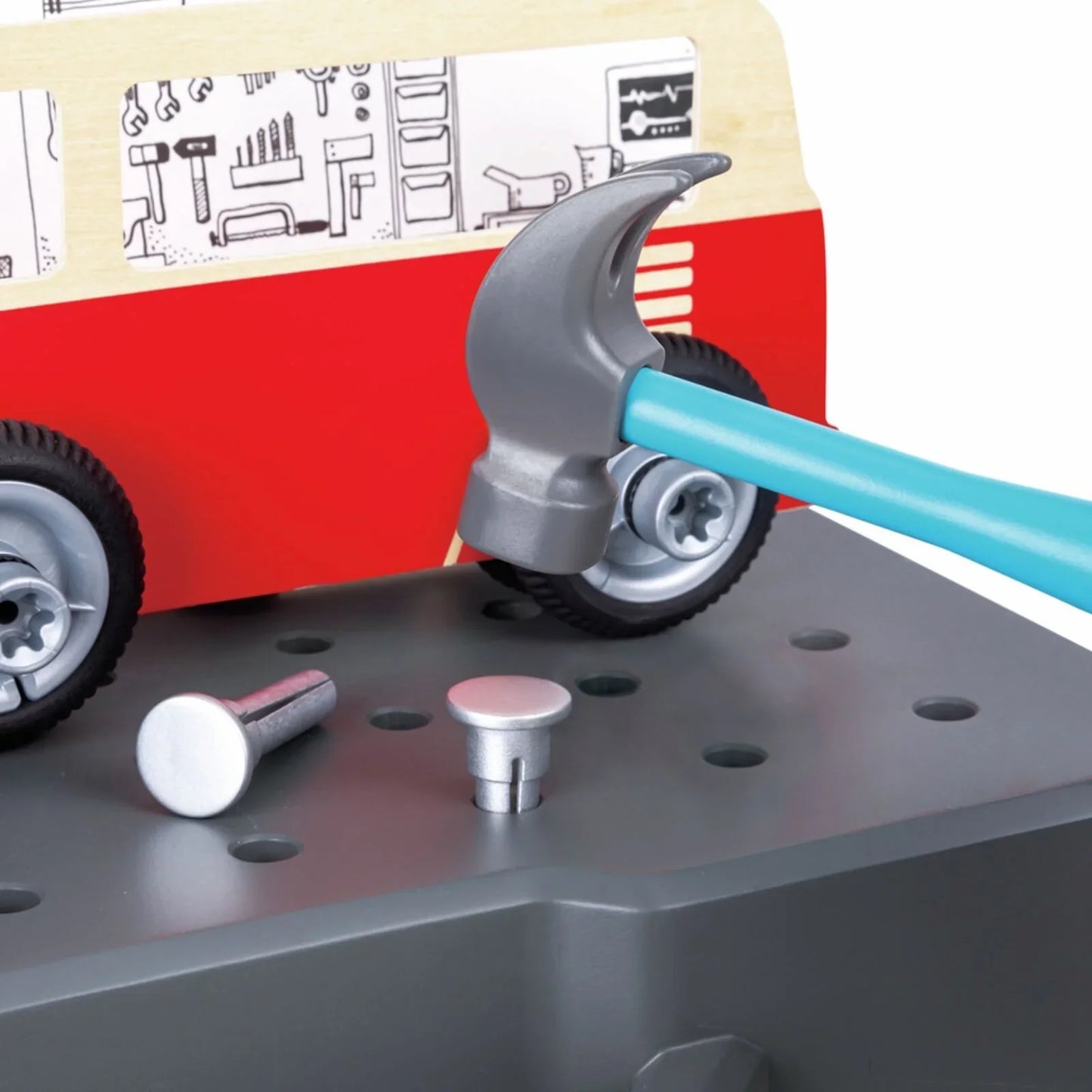 Hape Vehicle Service & Repair Workbench