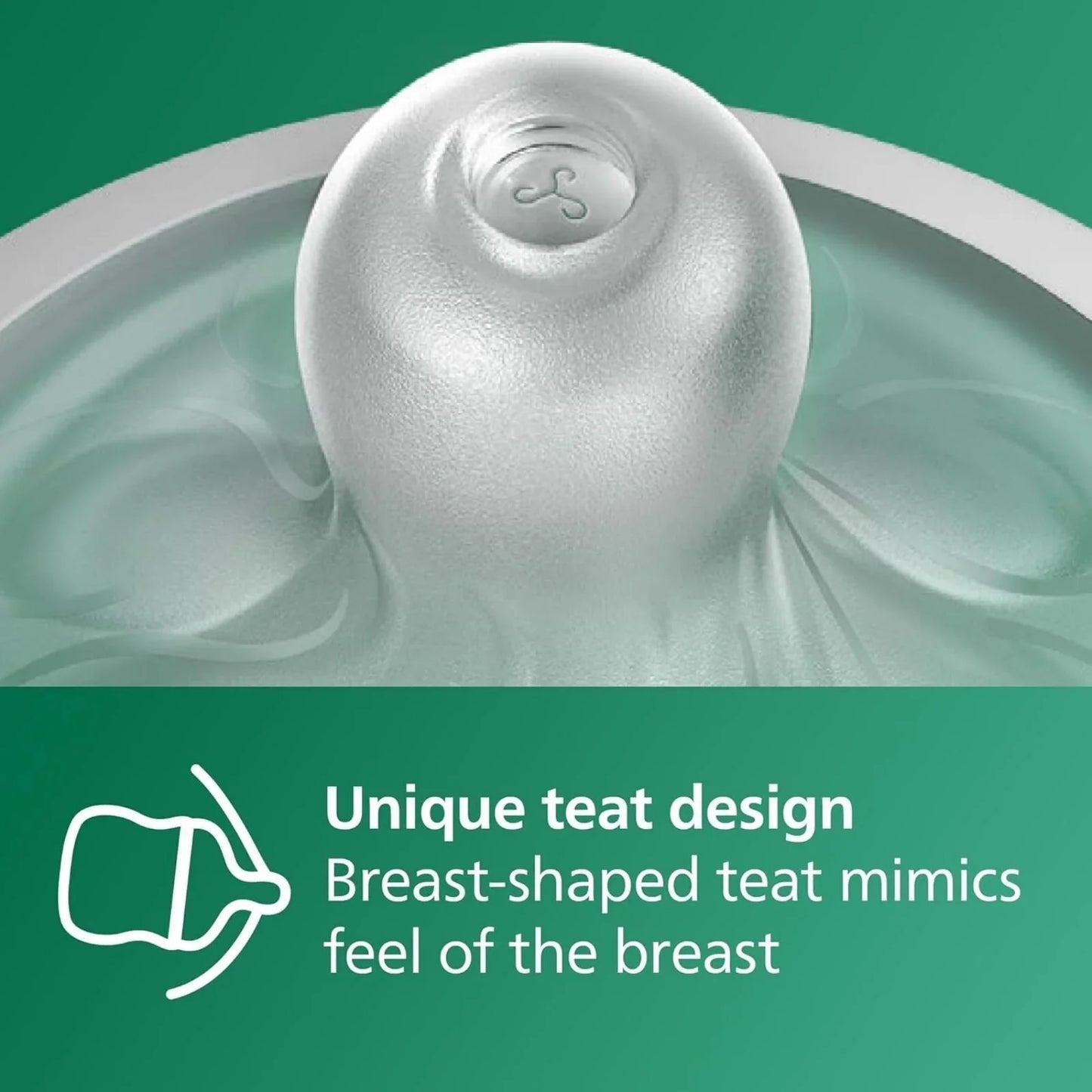 Philips Avent Natural Response Glass Bottle 0-3 months 120ml
