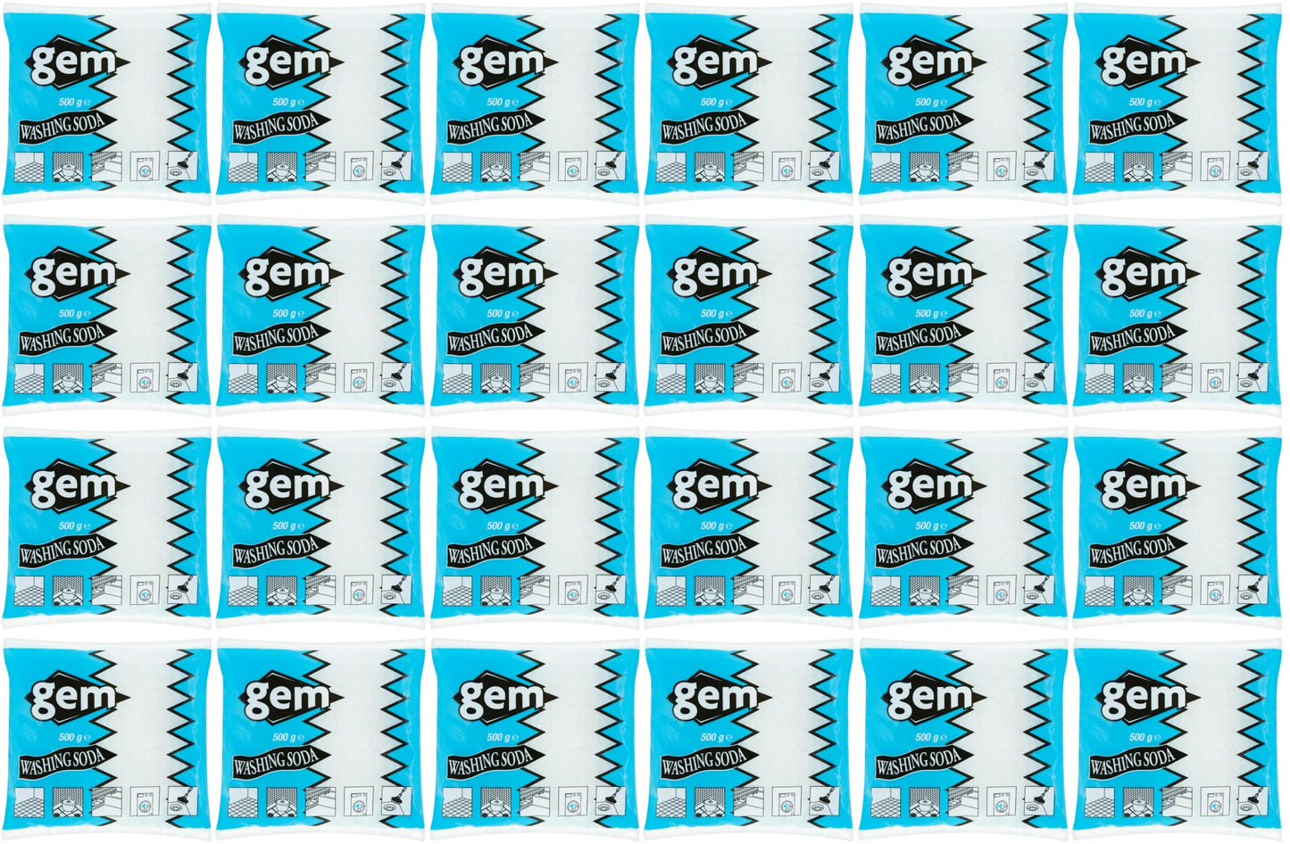 24 x Gem Washing Soda 500G