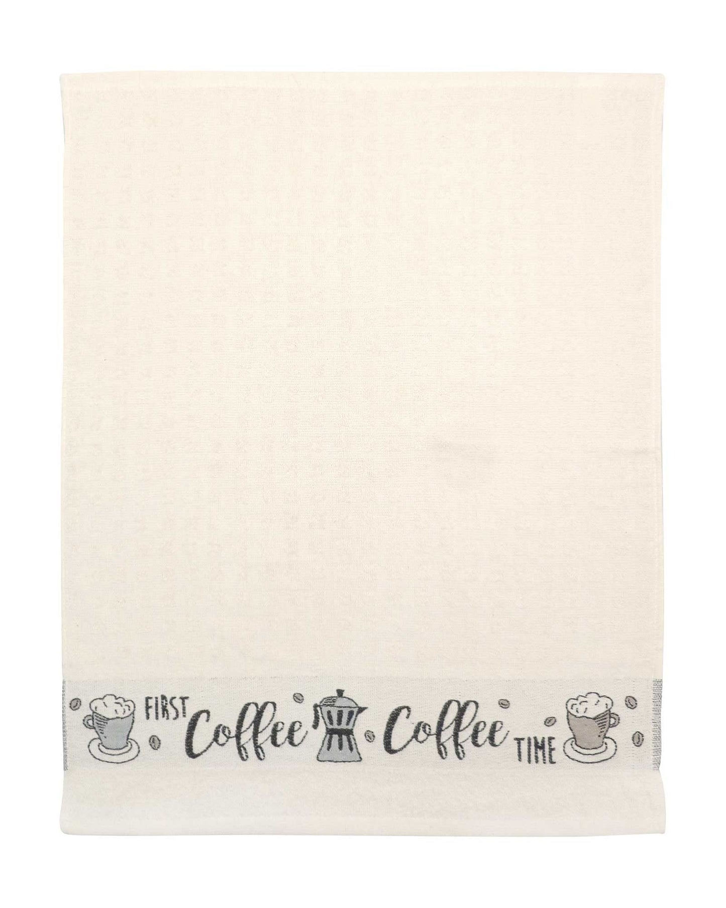 COUNTRY CLUB Luxury Single Tea Towel - Farmyard Animal/Bee Happy Bee Kind/Coffee Time - Kitchen Dishes Hand Towel