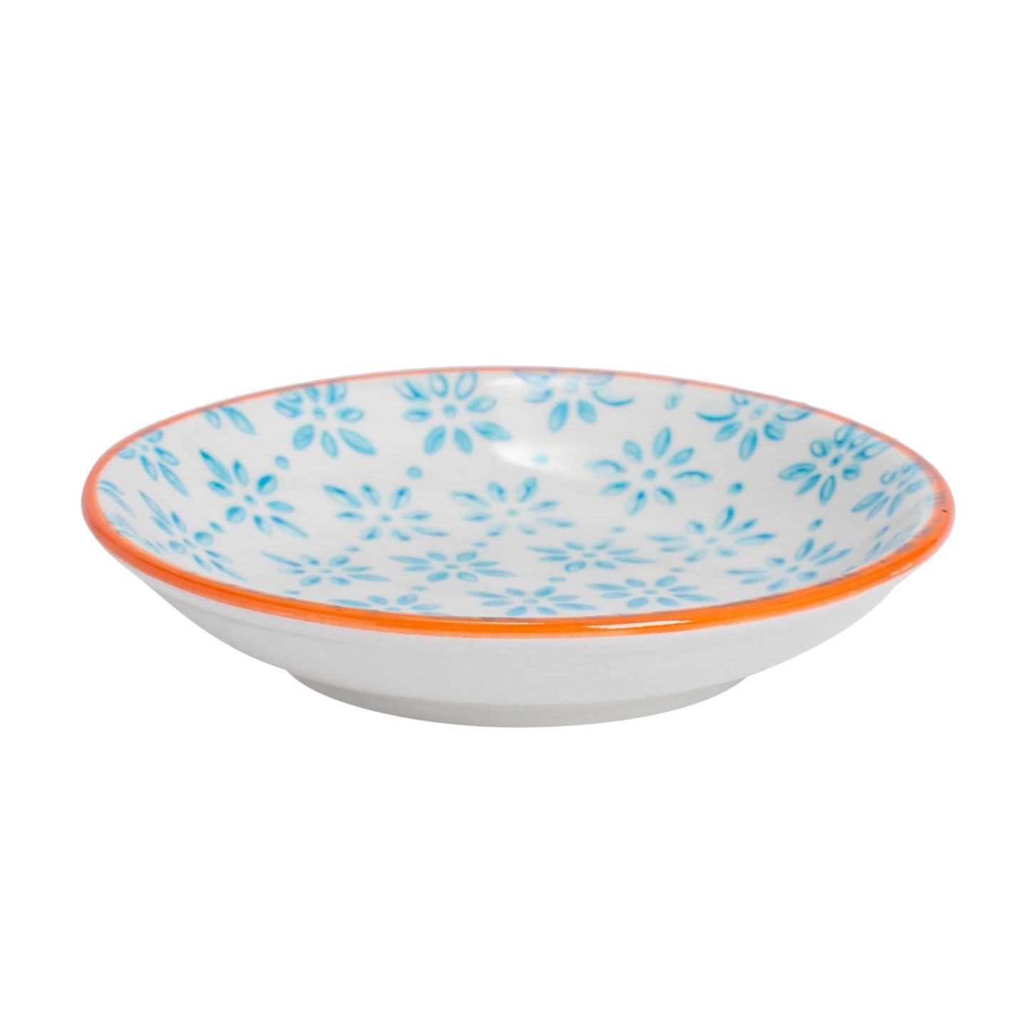 Hand-Printed Stoneware Sauce Dishes - 10cm - Pack of 6