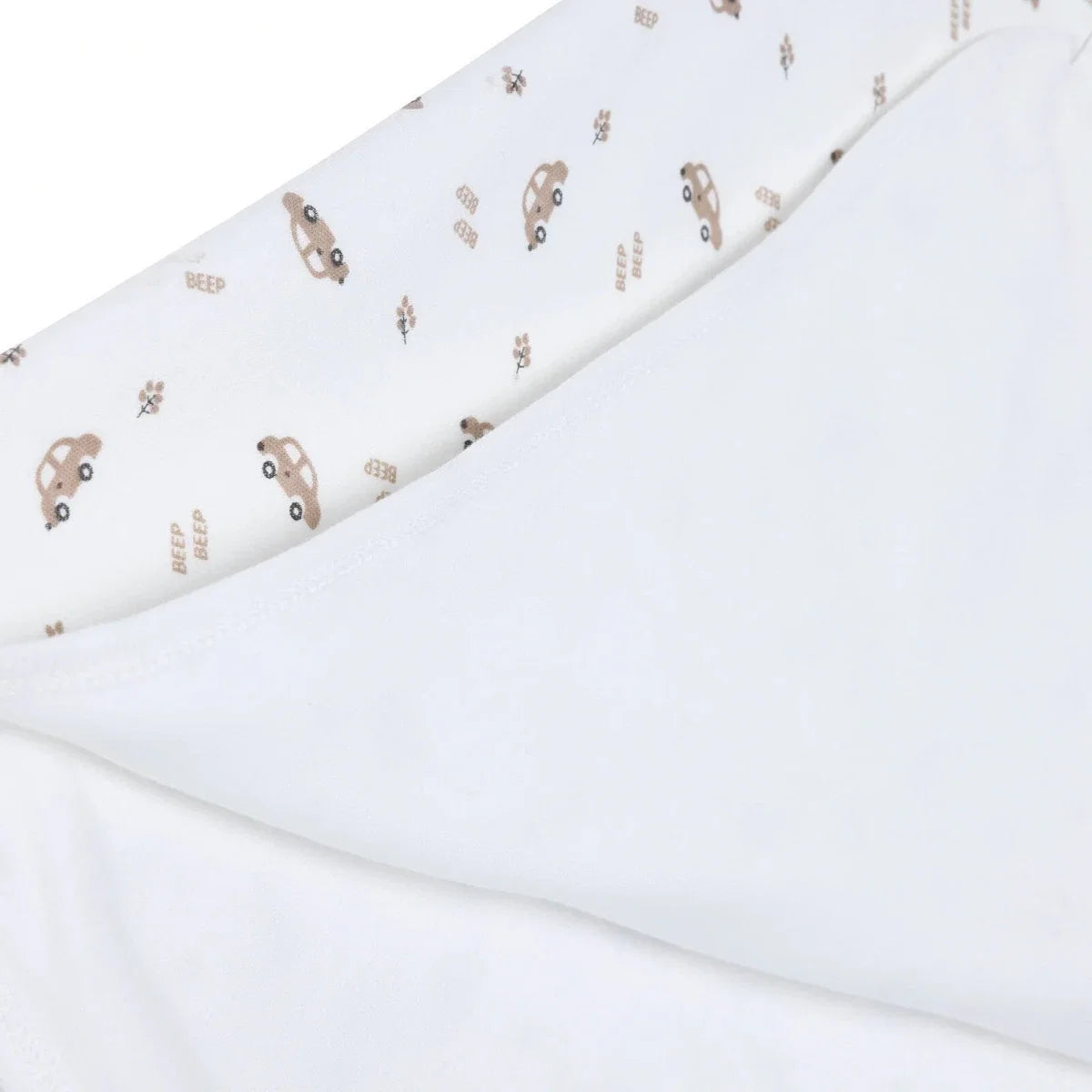 Bebecix Boys Cotton Jersey Blankets - Ecru