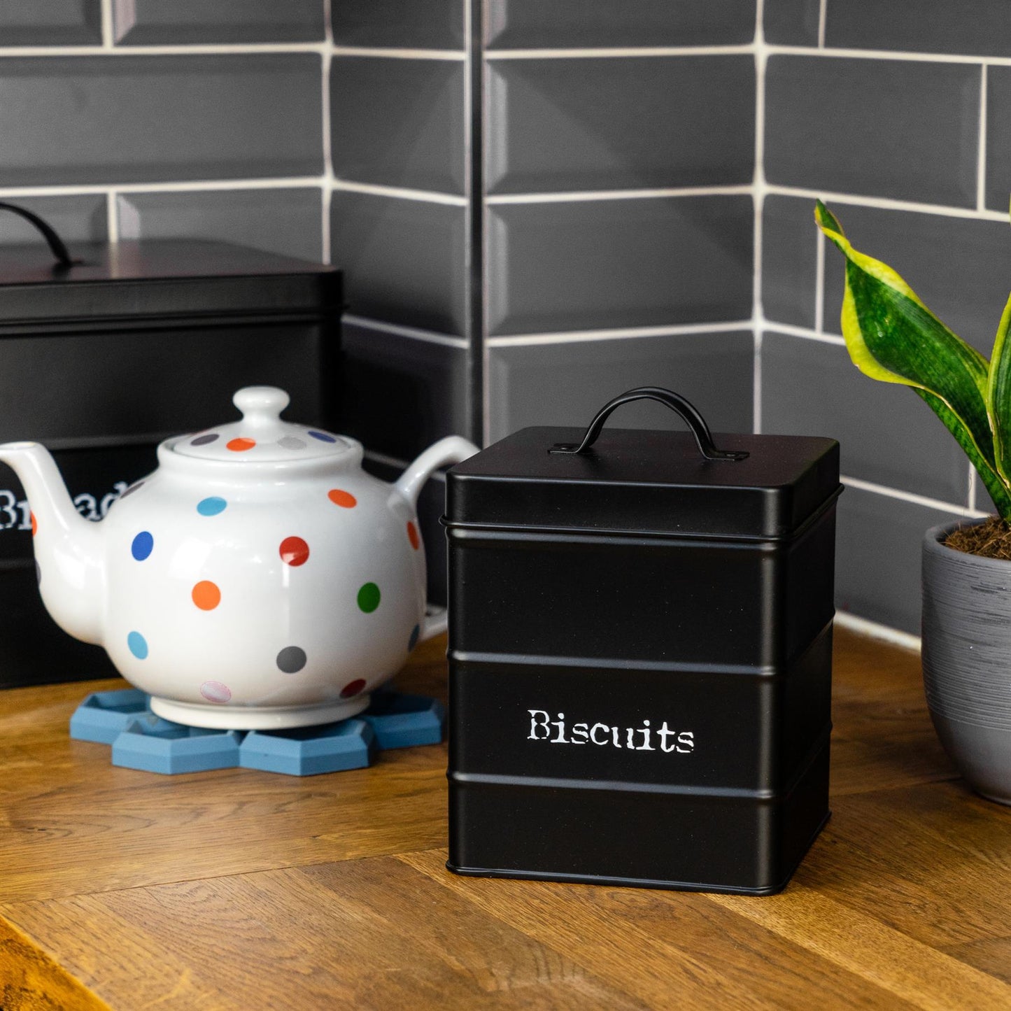 Vintage Metal Biscuit Tin