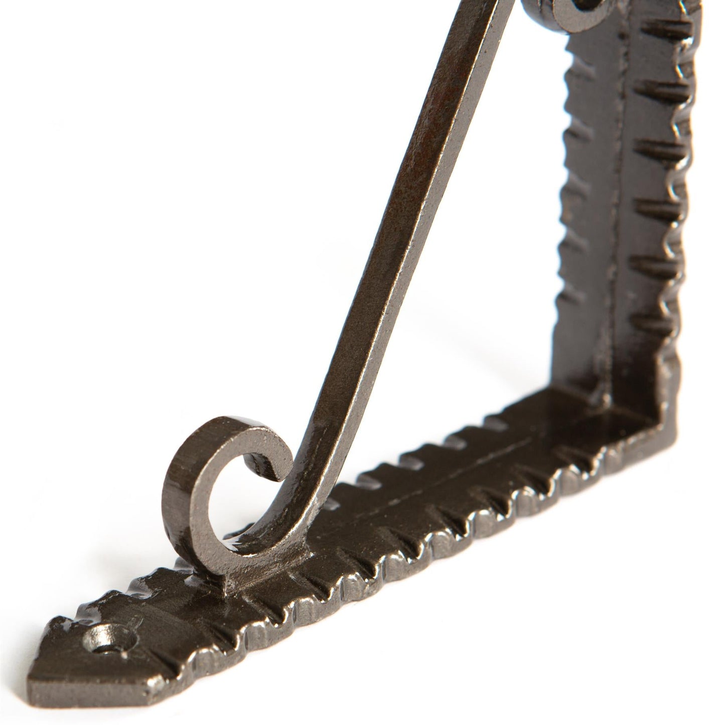 105mm Notched Scroll Iron Shelf Bracket