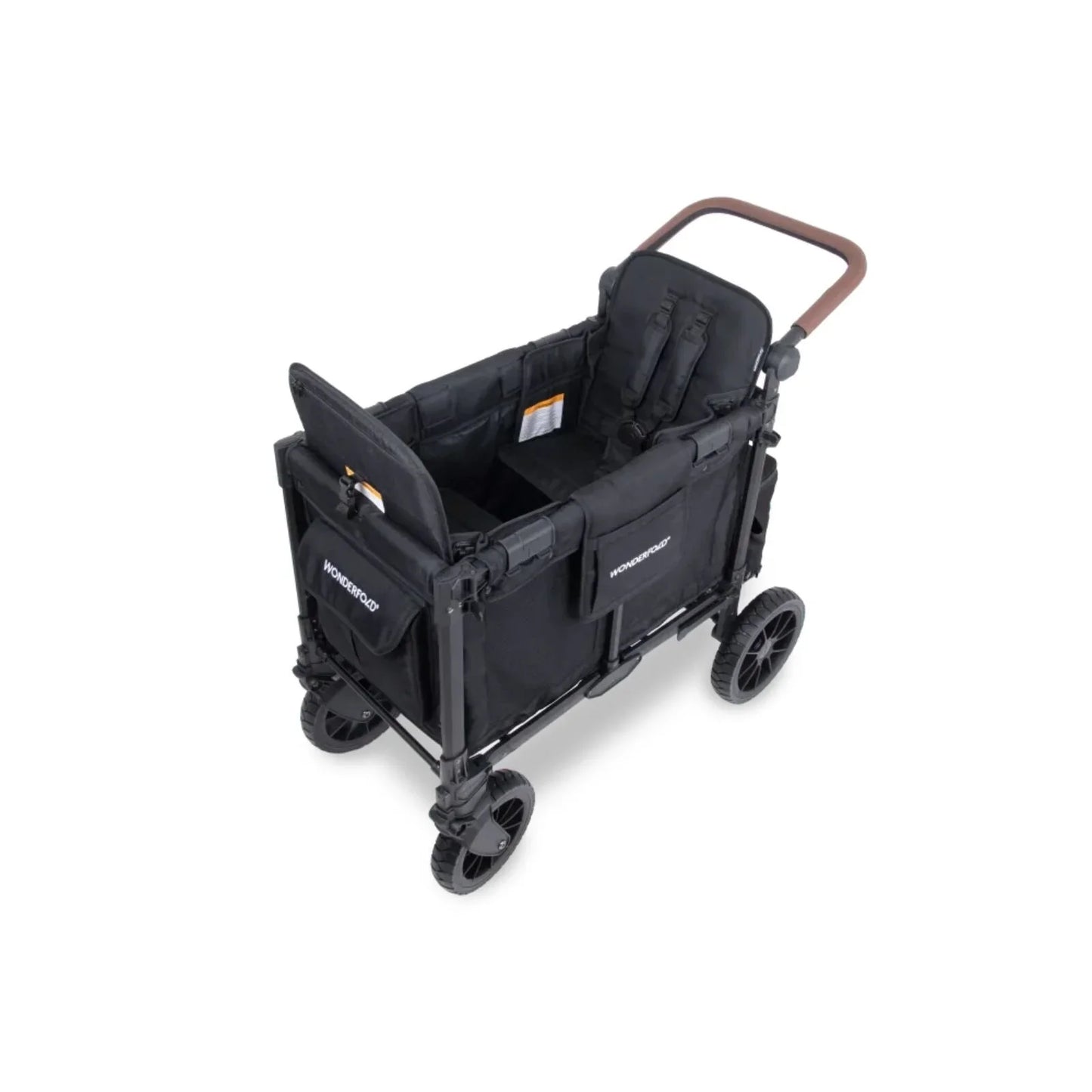 Wonderfold W2 Luxe Pro Stroller Wagon - Jet Black