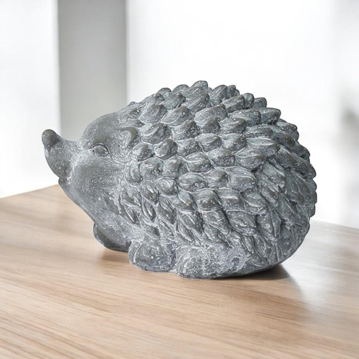 21CM GREY CEMENT HEDGEHOG